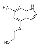2-Amino-4-(2-hydroxyethylthio)-7H-pyrrolo[2,3-d]pyrimidin