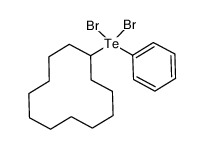 cyclododecylphenyltellurium dibromide