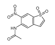 N-(6-nitro-1,1-dioxo-1λ6-benzo[b]thiophen-5-yl)-acetamide