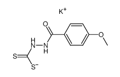 potassium N-(4-methoxybenzoyl)hydrazinecarbodithioate