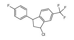 3-氯-1-(4-氟苯基)-5-(三氟甲基)茚满