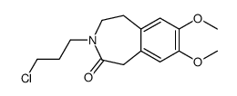 3-(3-氯丙基)-7,8-二甲氧基-1,3,4,5-四氢-2H-3-苯并氮杂卓-2-酮