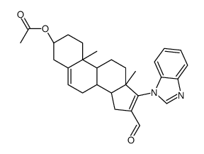 [(3S,8R,9S,10R,13S,14S)-17-(benzimidazol-1-yl)-16-formyl-10,13-dimethyl-2,3,4,7,8,9,11,12,14,15-decahydro-1H-cyclopenta[a]phenanthren-3-yl] acetate