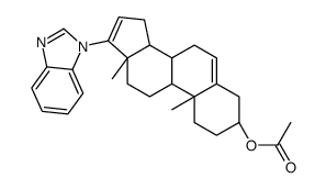 (3beta)-17-(1H-苯并咪唑-1-基)雄甾-5,16-二烯-3-醇 3-乙酸酯