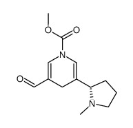 (S)-3-formyl-5-(1-methylpyrrolidin-2-yl)-4H-pyridine-1-carboxylic acid methyl ester