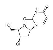 1-(3-chloro-2,3-dideoxy-β-D-threo-pentofuranosyl)-2,4(1H,3H)-pyrimidinedione
