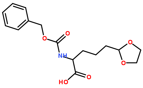 (S)-2-(BENZYLOXYCARBONYLAMINO)-5-(1,3-DIOXOLAN-2-YL)PENTANOIC ACID