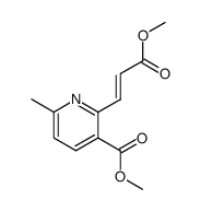 methyl 2-((E)-2-(methoxycarbonyl)vinyl)-6-methylpiridine-3-carboxylate