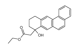 ethyl 2-(8-hydroxy-8,9,10,11-tetrahydrotetraphen-8-yl)acetate