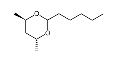 (4R,6R)-4,6-dimethyl-2-pentyl-1,3-dioxane