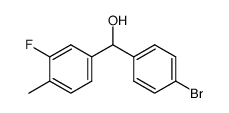 1-(4-bromo-phenyl)-1-(3-fluoro-4-methylphenyl)-methanol