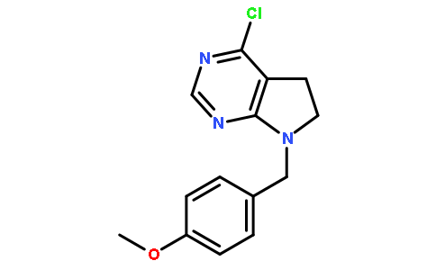 4-氯-7-(4-甲氧基苄基)-6,7-二氢-5H-吡咯并[2,3-D]嘧啶