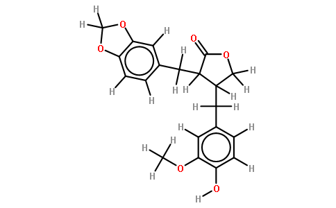 (-)-Haplomyrfolin对照品(标准品) | 85404-48-4