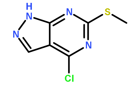 4-氯-6-(甲巯基)-1H-吡唑并[3,4-D]嘧啶