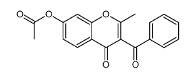7-acetoxy-3-benzoyl-2-methyl-chromen-4-one