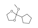 2-cyclopentyl-2-methoxy-[1,3]dioxolane