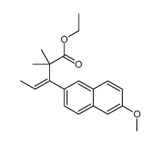 乙基3-(6-甲氧基-2-萘基)-2,2-二甲基-3-戊烯酸酯
