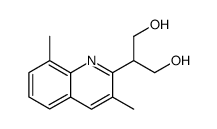 2-(3,8-dimethyl-[2]quinolyl)-propane-1,3-diol