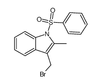 3-(bromomethyl)-2-methyl-1-(phenylsulfonyl)-1H-indole