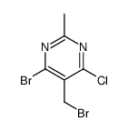 4-bromo-5-(bromomethyl)-6-chloro-2-methylpyrimidine