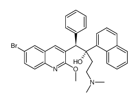 (αR,βR)-6-Bromo-α-[2-(dimethylamino)ethyl]-2-methoxy-α-1-naphthalenyl-β-phenyl-3-quinolineethanol