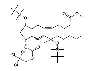 (15S)-15-methyl-PGF2α methyl ester 9,15bis(tert-butyldimethylsilyl ether) 11-(trichloroethyl carbonate)