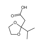 acide (isopropyl-2 dioxolanne-1,3 yl-2)-2 acetique