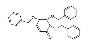 (4S,5R,6S)-4,5,6-tris(phenylmethoxy)cyclohex-2-en-1-one