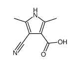 4-cyano-2,5-dimethyl-pyrrole-3-carboxylic acid