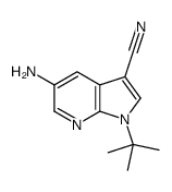 5-Amino-1-(2-methyl-2-propanyl)-1H-pyrrolo[2,3-b]pyridine-3-carbo nitrile