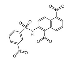 3-nitro-benzenesulfonic acid-(1,5-dinitro-[2]naphthylamide)