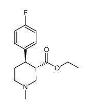 (+/-)-trans-4-(4-fluorophenyl)-1-methyl-2,6-dioxo-piperidine-3-carboxylic acid ethyl ester