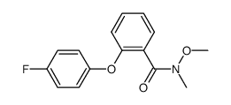 2-(4-fluorophenoxy)-O,N-dimethylbenzamide