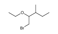 2-ethoxy-1-bromo-3-methyl-pentane