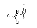 (pentafluoro-l6-tellanyl)sulfurimidous dichloride