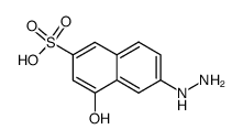 6-hydrazino-4-hydroxy-naphthalene-2-sulfonic acid
