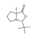 (2R,5S)-2-tert-butyl-5-methyl-1-aza-3-oxabicyclo(3.3.0)octan-4-one