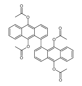 9.10.9'.10'-Tetraacetoxy-dianthryl-(1.1')