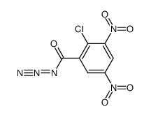 2-chloro-3,5-dinitro-benzoyl azide