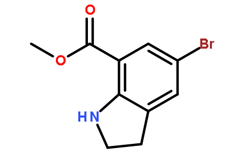 5-溴吲哚啉-7-羧酸甲酯