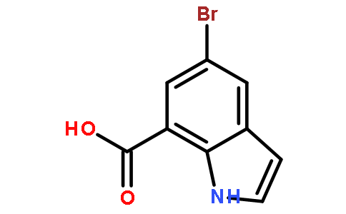 5-溴-1H-吲哚-7-羧酸