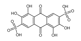 3,4,7,8-tetrahydroxy-9,10-dioxo-9,10-dihydro-anthracene-2,6-disulfonic acid