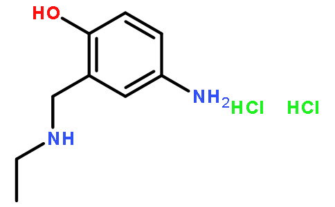 2-[(乙基氨基)甲基]-4-氨基苯酚二盐酸盐