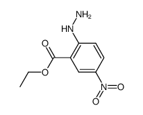 2-hydrazino-5-nitro-benzoic acid ethyl ester