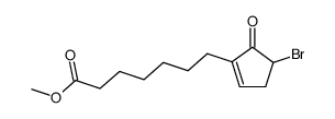 5-bromo-2-(6'-methoxycarbonylhexyl)cyclopent-2-en-1-one