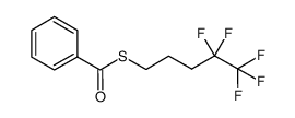 thiobenzoic acid S-(4,4,5,5,5-pentafluoro-pentyl)ester