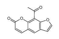9-acetyl-7H-furo[3,2-g]chromen-7-one