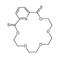 3,6,9,12,15-Pentaoxa-21-azabicyclo(15.3.1)heneicosa-1(21),17,19-triene-2,16-dithione