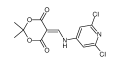 5-[[(2,6-dichloropyridin-4-yl)amino]methylidene]-2,2-dimethyl-1,3-dioxane-4,6-dione