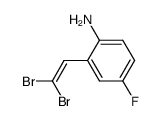2-(2,2-dibromovinyl)-4-fluoro-phenylamine